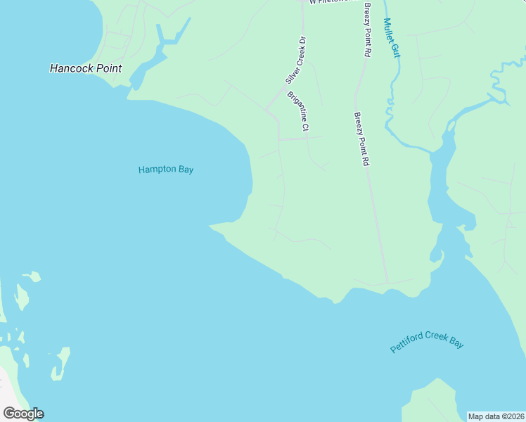 map of restaurants, bars, coffee shops, grocery stores, and more near 320 Silver Creek Landing Road in Swansboro