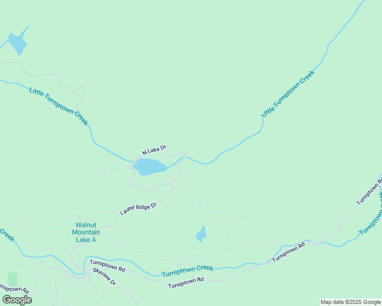 map of restaurants, bars, coffee shops, grocery stores, and more near North Shore Drive in Ellijay