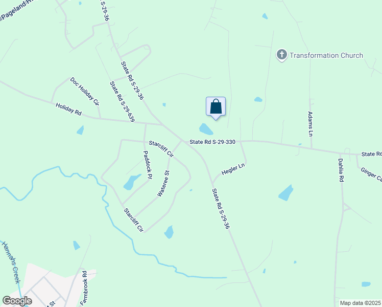 map of restaurants, bars, coffee shops, grocery stores, and more near 546 South Potter Road in Lancaster