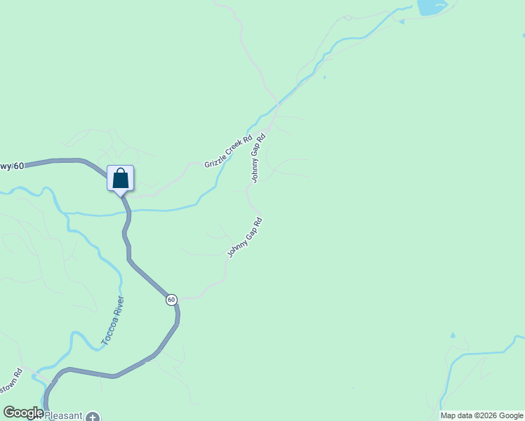 map of restaurants, bars, coffee shops, grocery stores, and more near 492 Johnny Gap Road in Suches