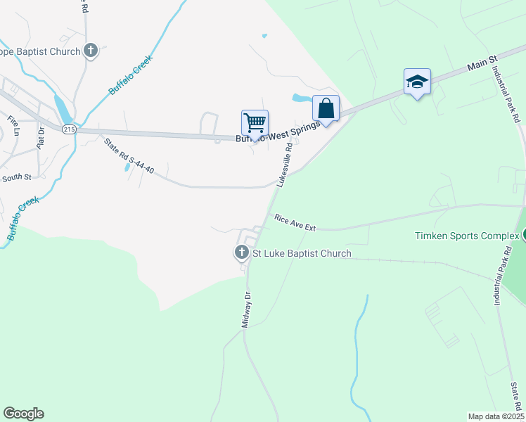 map of restaurants, bars, coffee shops, grocery stores, and more near 232 Lukesville Road in Buffalo