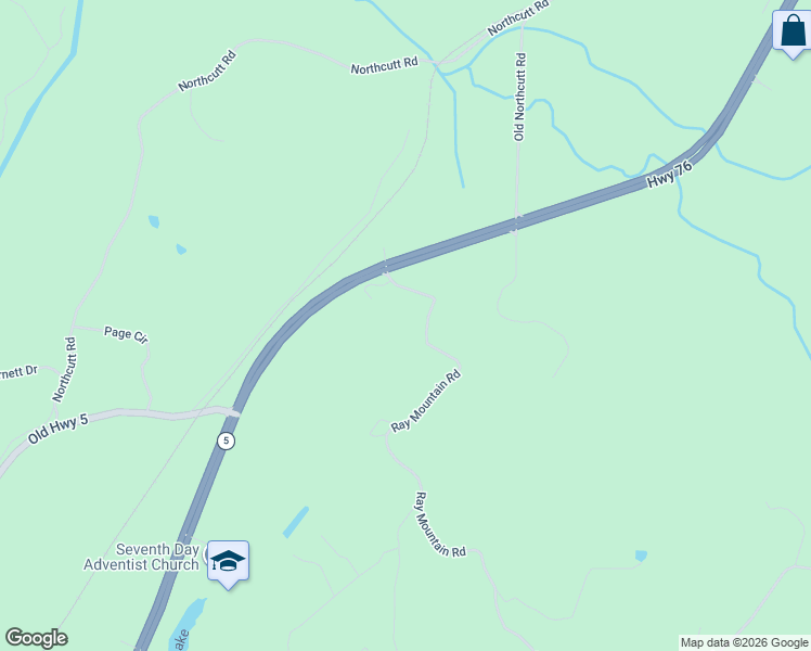 map of restaurants, bars, coffee shops, grocery stores, and more near 1459 Ray Mountain Road in Ellijay