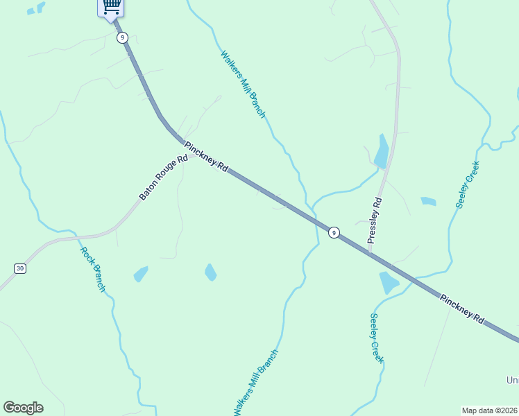 map of restaurants, bars, coffee shops, grocery stores, and more near 1437 Pinckney Road in Chester