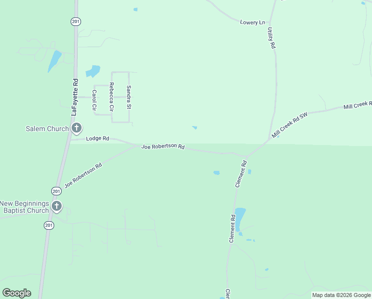 map of restaurants, bars, coffee shops, grocery stores, and more near 933 Joe Robertson Road in Rocky Face