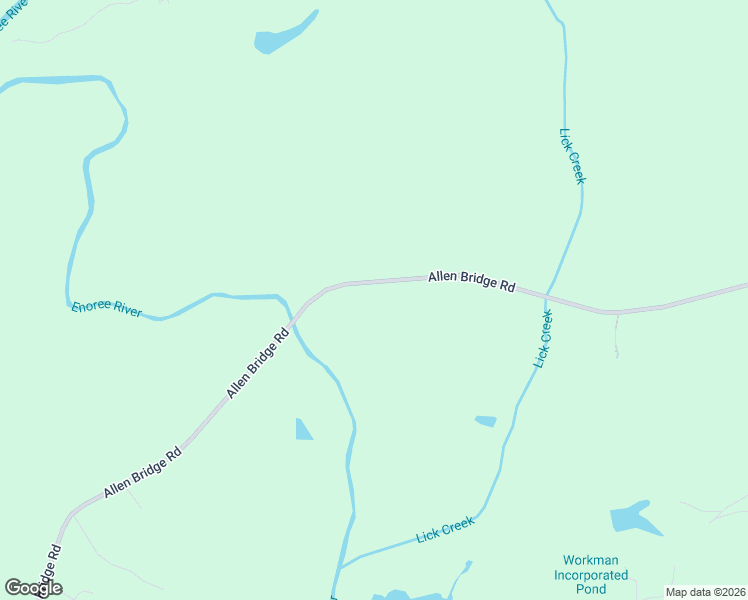 map of restaurants, bars, coffee shops, grocery stores, and more near 631 Allen Bridge Road in Woodruff