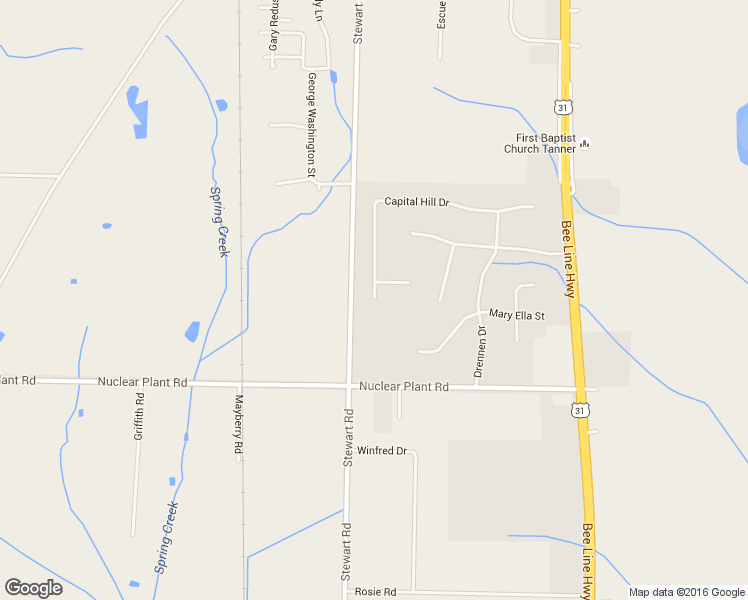 map of restaurants, bars, coffee shops, grocery stores, and more near 20021 Capital Hill Drive in Tanner