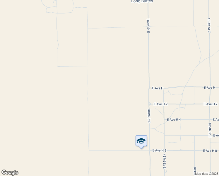 map of restaurants, bars, coffee shops, grocery stores, and more near 43719 17th Street West in Lancaster