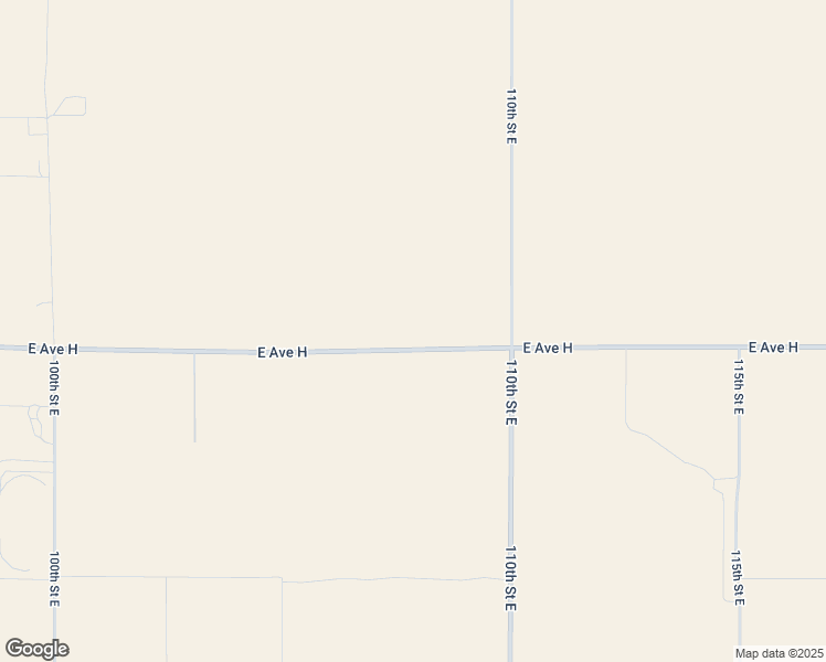 map of restaurants, bars, coffee shops, grocery stores, and more near 10900 East Avenue H in Lancaster