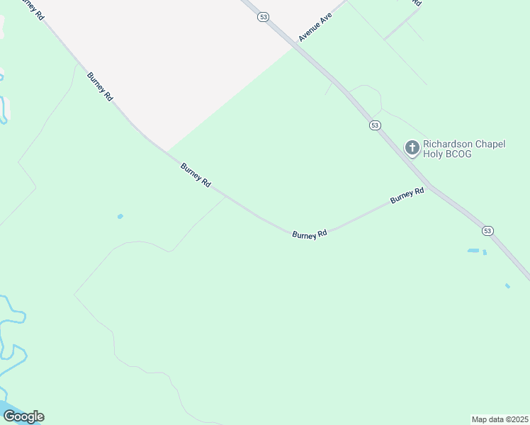 map of restaurants, bars, coffee shops, grocery stores, and more near 634 Burney Road in White Oak