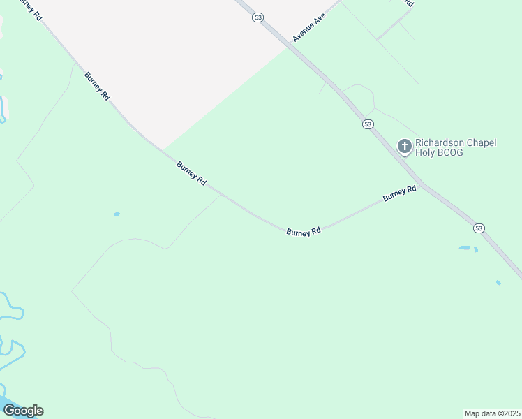 map of restaurants, bars, coffee shops, grocery stores, and more near 634 Burney Road in White Oak