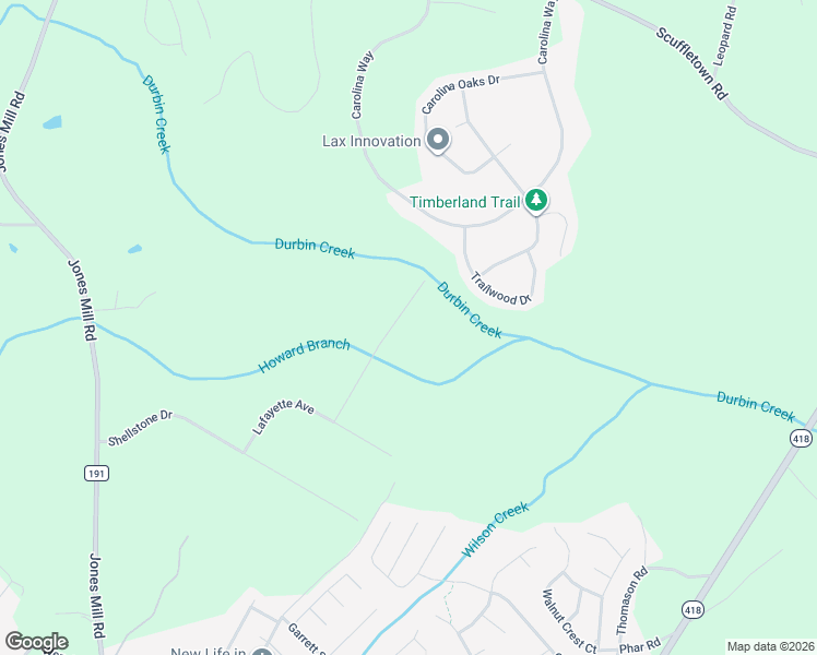 map of restaurants, bars, coffee shops, grocery stores, and more near 46 Lawrence Avenue in Fountain Inn