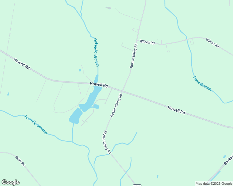 map of restaurants, bars, coffee shops, grocery stores, and more near 3586 Rozier Siding Road in Saint Pauls