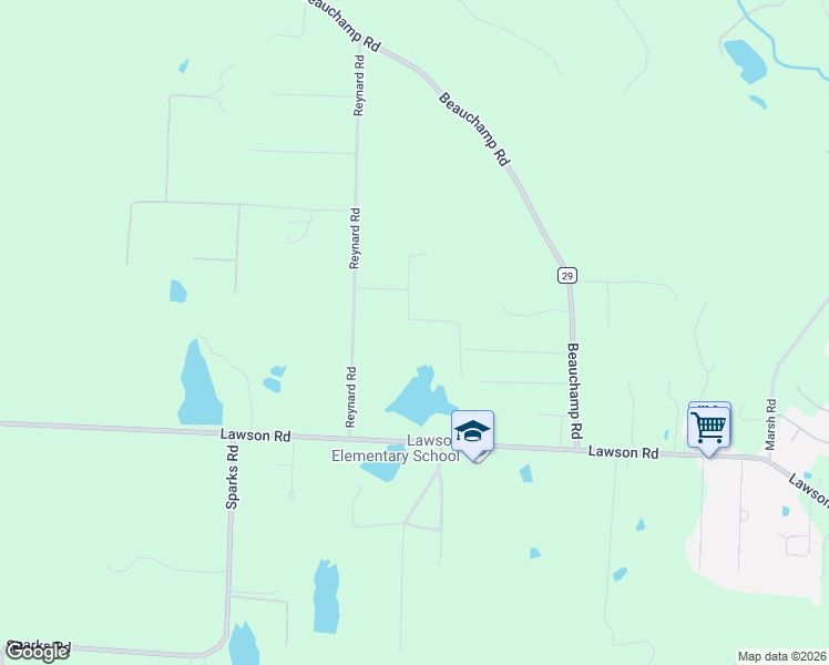 map of restaurants, bars, coffee shops, grocery stores, and more near 4000 Bluebird Lane in Little Rock