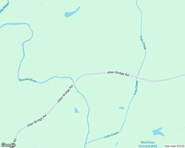 map of restaurants, bars, coffee shops, grocery stores, and more near 631 Allen Bridge Road in Woodruff