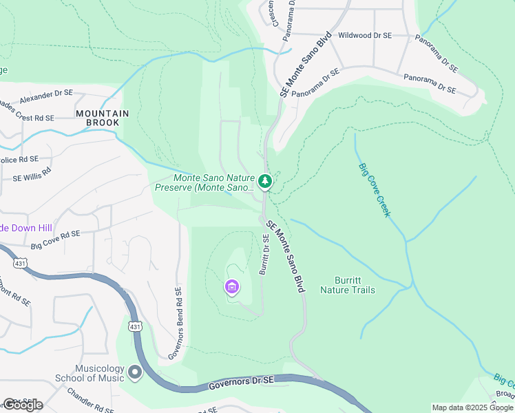 map of restaurants, bars, coffee shops, grocery stores, and more near 1291 Castlegate Boulevard Southeast in Huntsville