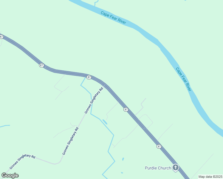 map of restaurants, bars, coffee shops, grocery stores, and more near 12440 North Carolina 87 in Tar Heel