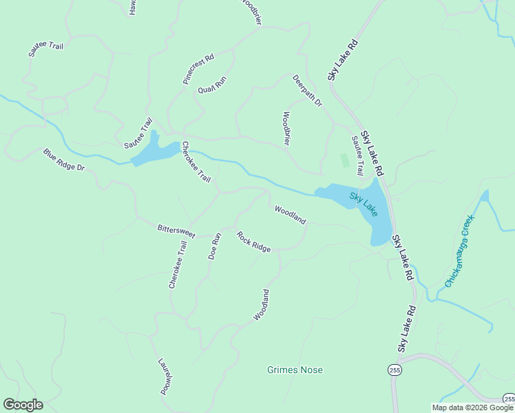 map of restaurants, bars, coffee shops, grocery stores, and more near 49 Doe Run in Sautee Nacoochee