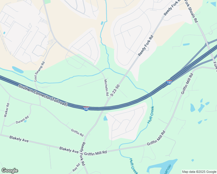 map of restaurants, bars, coffee shops, grocery stores, and more near 102 Michelin Road in Greenville