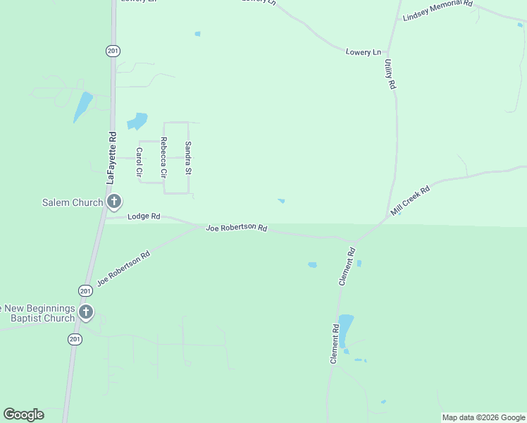 map of restaurants, bars, coffee shops, grocery stores, and more near 933 Joe Robertson Road in Rocky Face