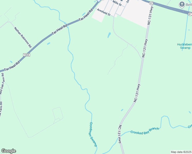map of restaurants, bars, coffee shops, grocery stores, and more near 590 Main Street in Tar Heel