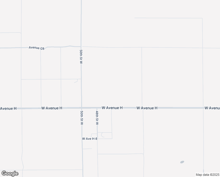 map of restaurants, bars, coffee shops, grocery stores, and more near 47th Street West in Lancaster