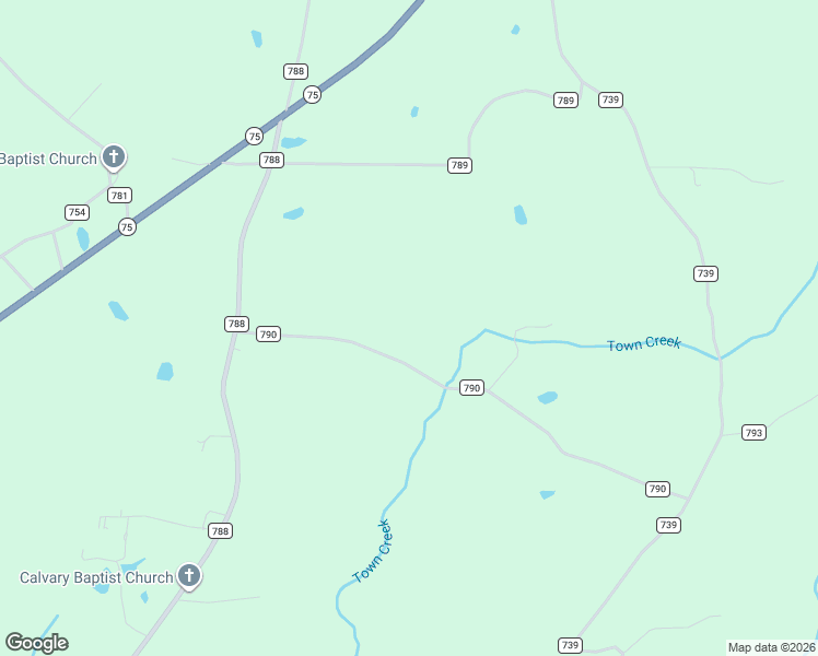 map of restaurants, bars, coffee shops, grocery stores, and more near 380 County Road 790 in Ider