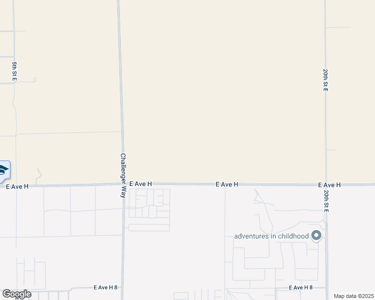 map of restaurants, bars, coffee shops, grocery stores, and more near 13 East Avenue G 12 in Lancaster