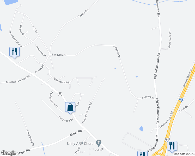 map of restaurants, bars, coffee shops, grocery stores, and more near 503 Wildmarsh Road in Piedmont