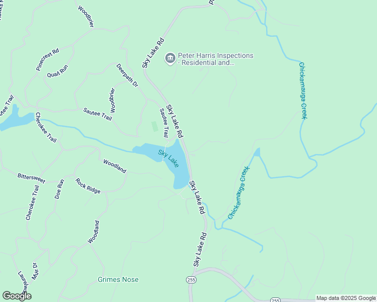 map of restaurants, bars, coffee shops, grocery stores, and more near 484 Star Lake Lane in Sautee Nacoochee