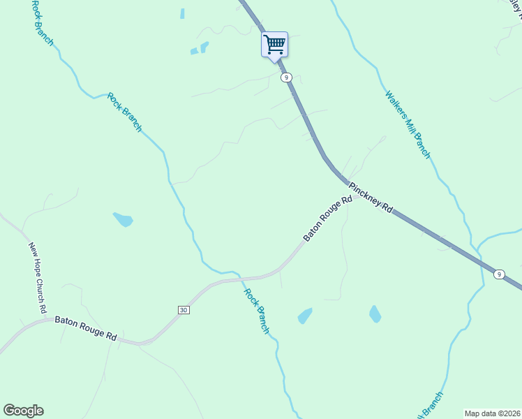 map of restaurants, bars, coffee shops, grocery stores, and more near 1573 Pinckney Road in Chester