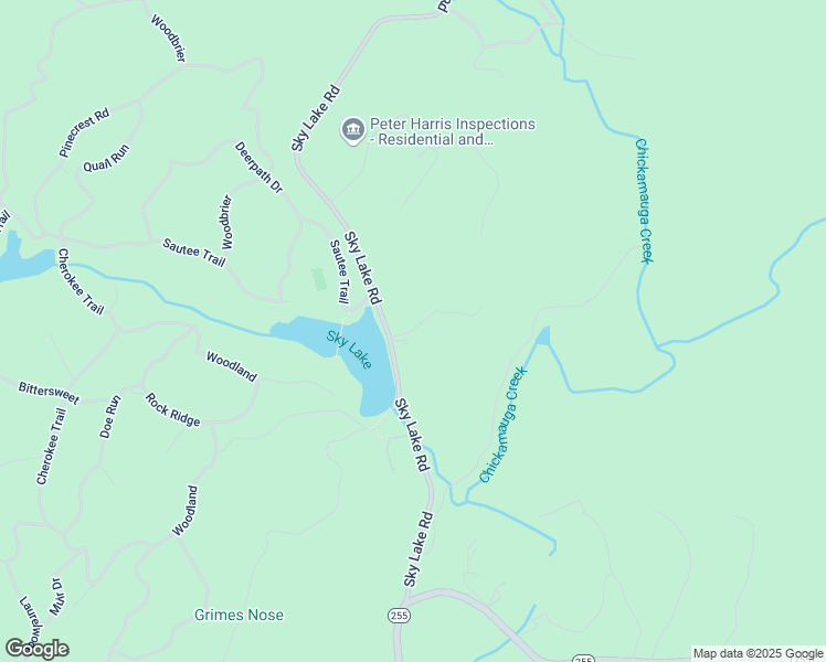 map of restaurants, bars, coffee shops, grocery stores, and more near 68 Star Lake Lane in Sautee Nacoochee