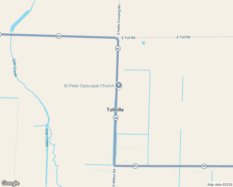 map of restaurants, bars, coffee shops, grocery stores, and more near Highway 86 in De Valls Bluff