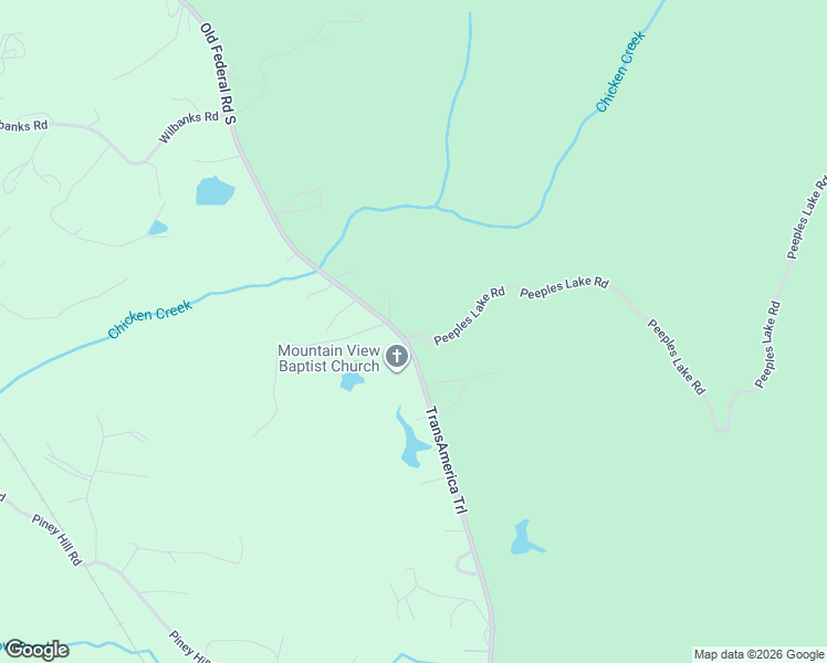 map of restaurants, bars, coffee shops, grocery stores, and more near 3816 Old Federal Road South in Chatsworth