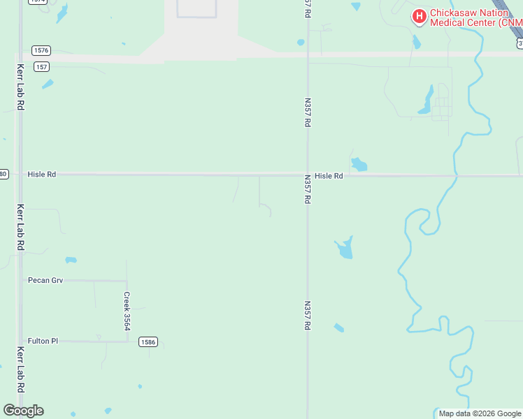 map of restaurants, bars, coffee shops, grocery stores, and more near 16829 County Road 1580 in Ada