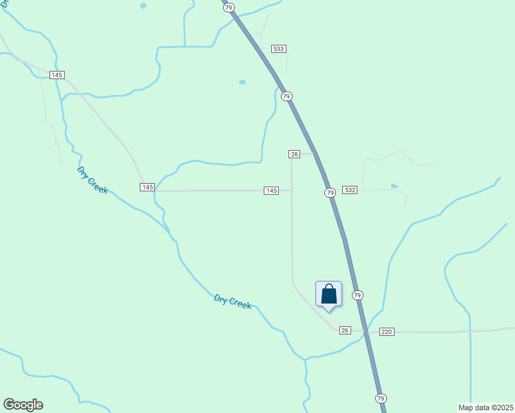 map of restaurants, bars, coffee shops, grocery stores, and more near 110 County Road 145 in Scottsboro