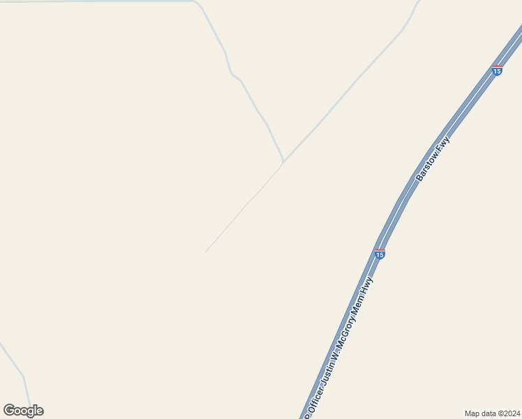 map of restaurants, bars, coffee shops, grocery stores, and more near Interstate 15 in Barstow