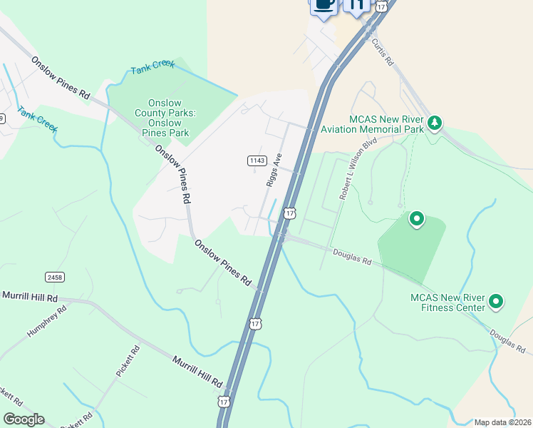 map of restaurants, bars, coffee shops, grocery stores, and more near 2290 Wilmington Hwy in Jacksonville