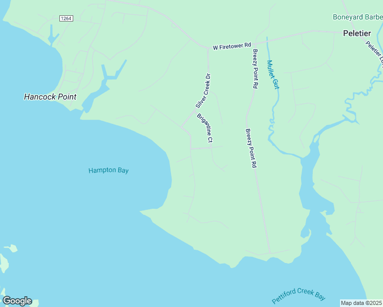 map of restaurants, bars, coffee shops, grocery stores, and more near 307 Silver Creek Landing Road in Swansboro