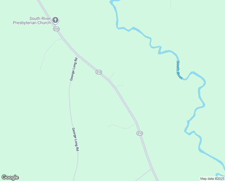map of restaurants, bars, coffee shops, grocery stores, and more near 2612 North Carolina 210 in Harrells