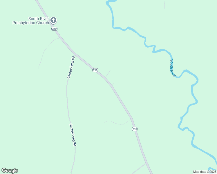 map of restaurants, bars, coffee shops, grocery stores, and more near 2612 North Carolina 210 in Harrells