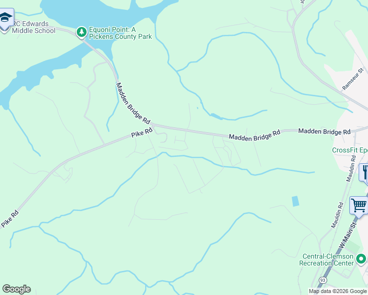 map of restaurants, bars, coffee shops, grocery stores, and more near 111 Franklin Drive in Central