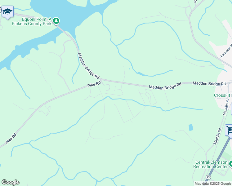 map of restaurants, bars, coffee shops, grocery stores, and more near 111 Franklin Drive in Central