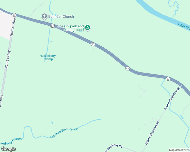 map of restaurants, bars, coffee shops, grocery stores, and more near 13229 North Carolina 87 in Tar Heel
