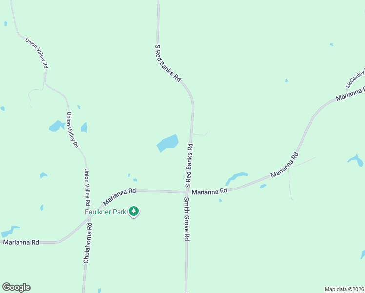 map of restaurants, bars, coffee shops, grocery stores, and more near 4246 South Red Banks Road in Byhalia