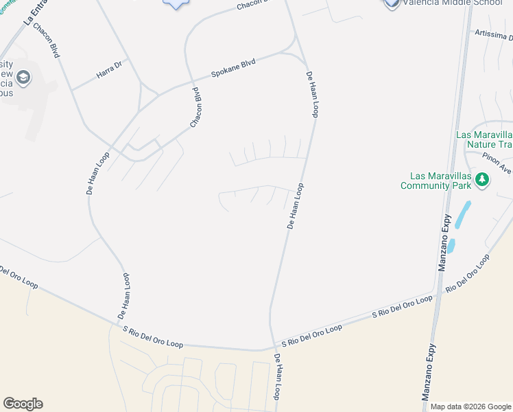 map of restaurants, bars, coffee shops, grocery stores, and more near 15 Corinthians Place in Los Lunas