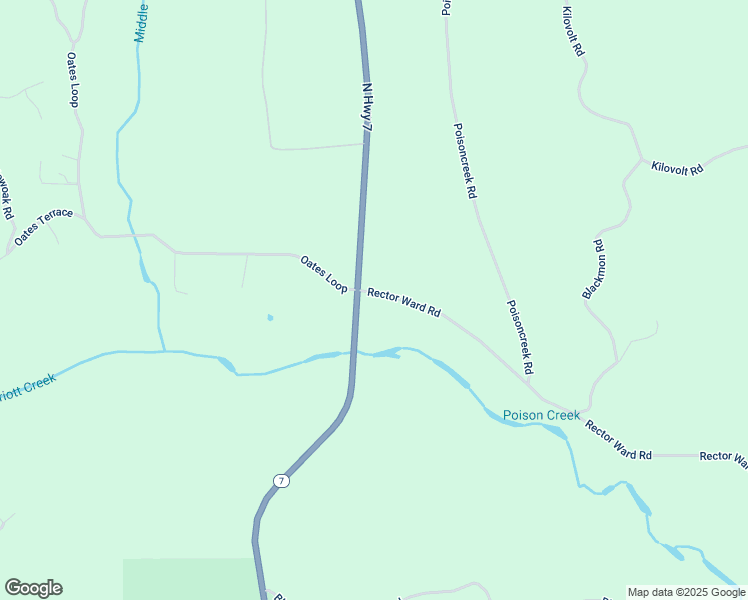 map of restaurants, bars, coffee shops, grocery stores, and more near 116 Rector Ward Road in Garland County