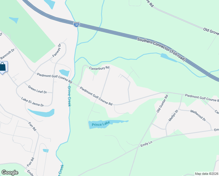 map of restaurants, bars, coffee shops, grocery stores, and more near 661 Canterbury Road in Piedmont