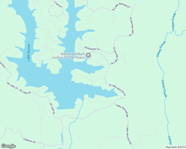 map of restaurants, bars, coffee shops, grocery stores, and more near 5402 Bluebird Street in Alexander