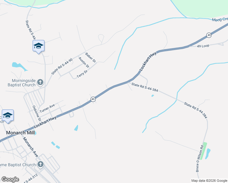 map of restaurants, bars, coffee shops, grocery stores, and more near 2529 Lockhart Highway in Union