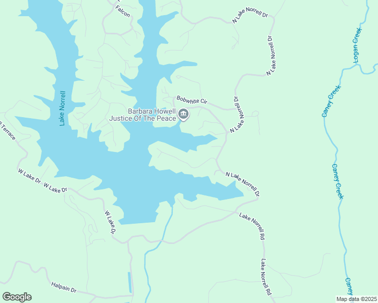 map of restaurants, bars, coffee shops, grocery stores, and more near 5402 Bluebird Street in Alexander